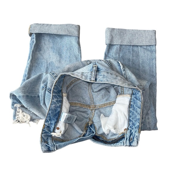 Light Blue Ripped Boyfriend Jeans from PacSun | Size 23 | Great Condition - Picture 6 of 7